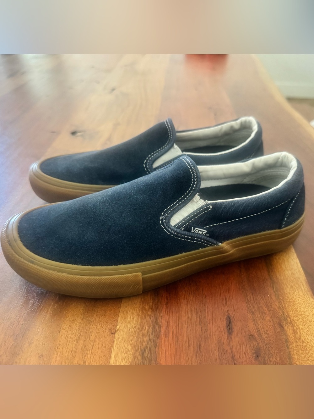 Vans Men's Slip Navy with Gum Sole